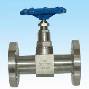 Flanged needle valve